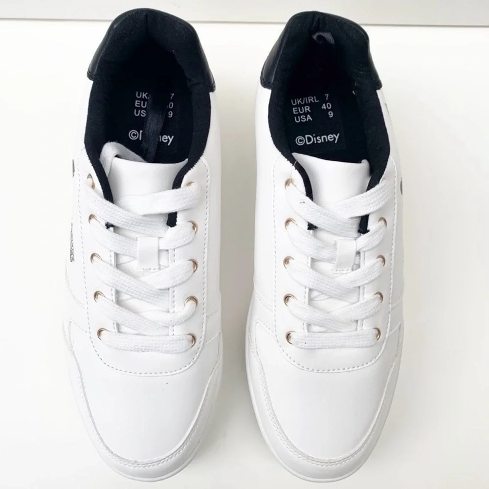 Disney Mickey Mouse Black and White Women’s Sneakers - Picture 8 of 11